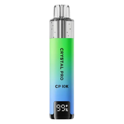 Crystal Pro CP 10K 0mg Blue Sour Raspberry vape kit with 10000 puffs, mesh coil and rechargeable pod system for UK users